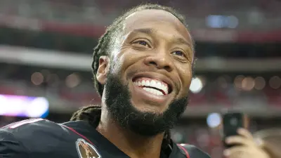 Larry Fitzgerald smiling