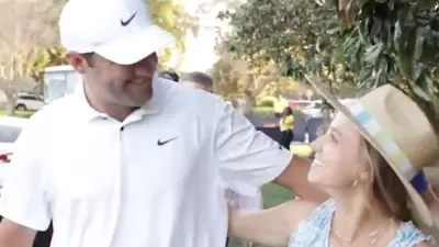 Scottie Scheffler and his wife Meredith