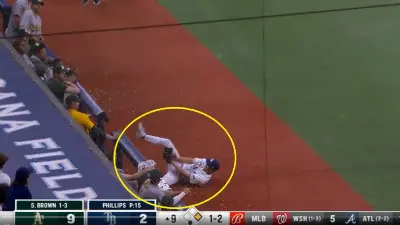Brett Phillips slides