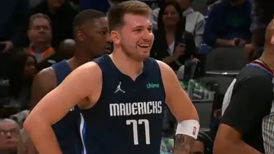 Luka Doncic reacting