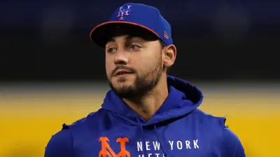 Michael Conforto in Mets gear