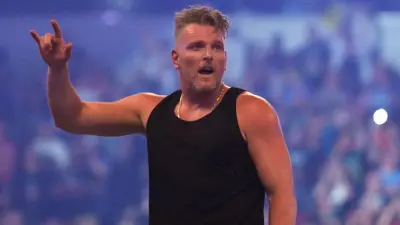 Pat McAfee celebrating
