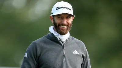 Dustin Johnson smiling