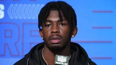 Justyn Ross at a press conference