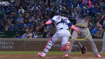 Max Muncy hit in the cup