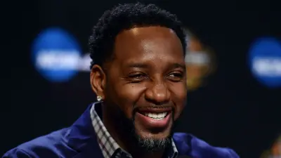 Tracy McGrady smiling