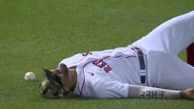 Xander Bogaerts on the ground