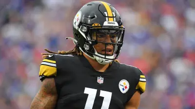 Chase Claypool in Steelers gear