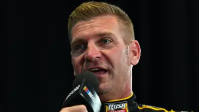 Clint Bowyer at a press conference