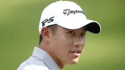 Collin Morikawa during a golf tournament