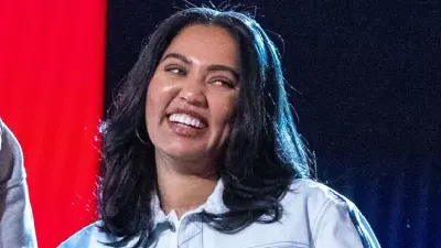 Ayesha Curry smiling