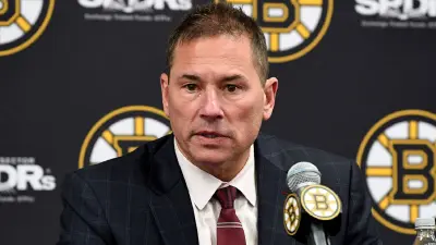Bruce Cassidy at a press conference