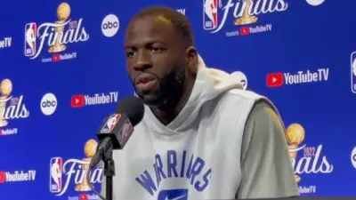 Draymond Green being interviewed