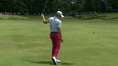 Justin Thomas frustrated