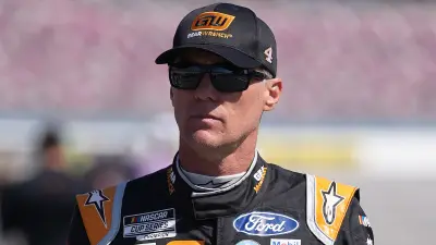 Kevin Harvick with a hat on