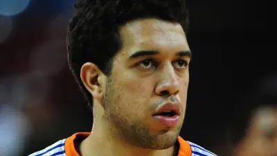 Landry Fields looking on