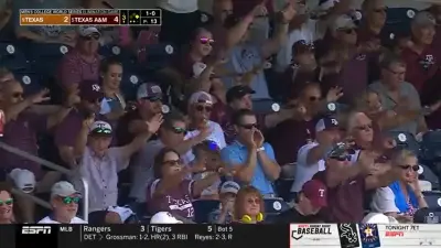 Texas A&M fans chanting