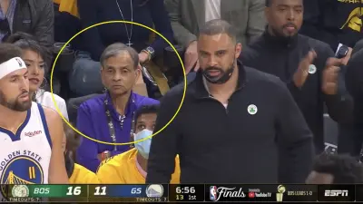 Vivek Ranadive at the NBA Finals