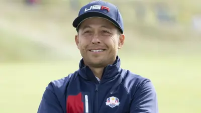 Xander Schauffele smiles