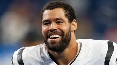 CJ Uzomah smiling.