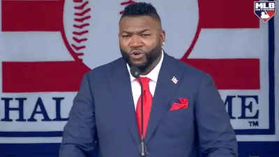 David Ortiz at the Hall of Fame
