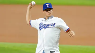 Jack Leiter throwing a ball.
