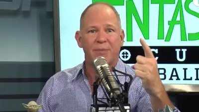 Matthew Berry during a radio show