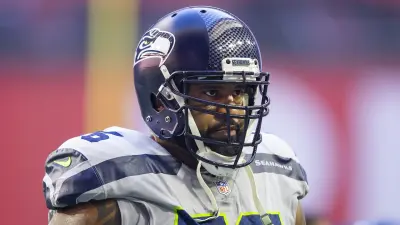 Duane Brown in a helmet