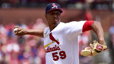 Johan Oviedo throwing a pitch
