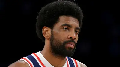 Kyrie Irving in a jersey