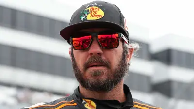Martin Truex Jr in sunglasses