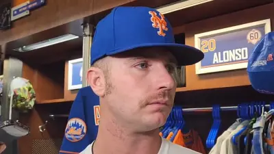 Pete Alonso with a mustache