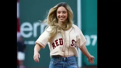 girl in red sox