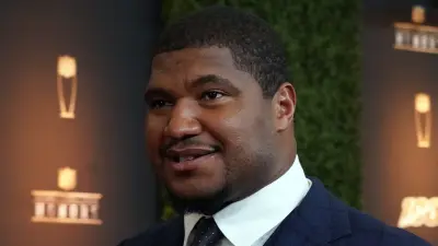 Calais Campbell looking away.