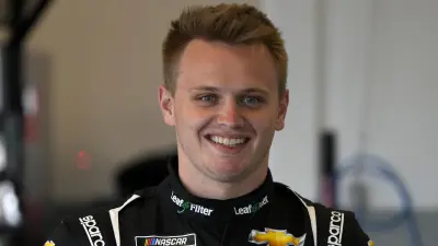 Justin Haley at a NASCAR race