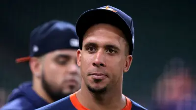 Michael Brantley in an Astros cap