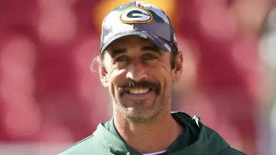 Aaron Rodgers smiles