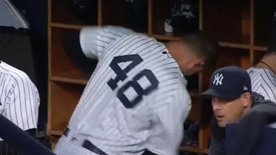 Anthony Rizzo in the dugout