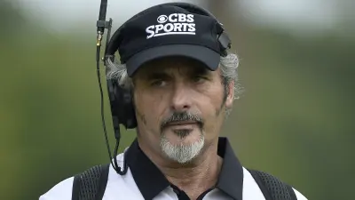 David Feherty looking away.