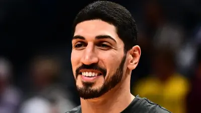 Enes Kanter smiling