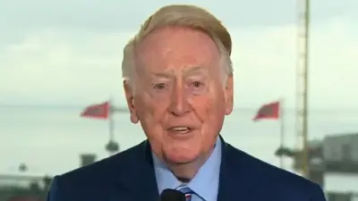 Vin Scully broadcast