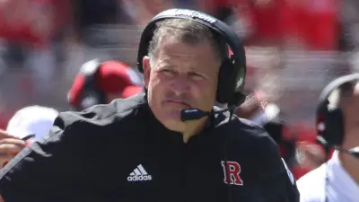 Greg Schiano coaching Rutgers