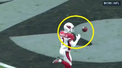 Byron Murphy crosses the goal line