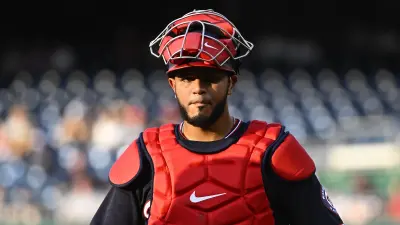 Keibert Ruiz in his catching gear