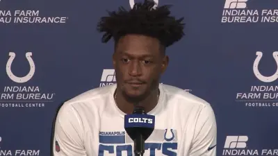 Marlon Mack at a press conference