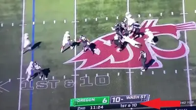 Washington State downs mistake