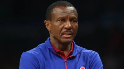 Dwane Casey coaches the Pistons