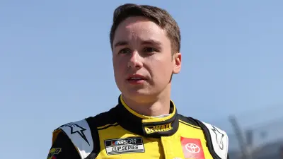 Christopher Bell in his suit
