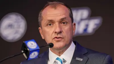 Jim Phillips at a press conference