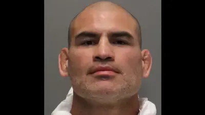 Cain Velasquez in his mug shot